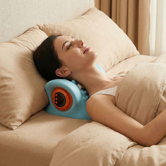 Lunaki | 5-in-1 Nacken-Stretcher mit Wärme & EMS