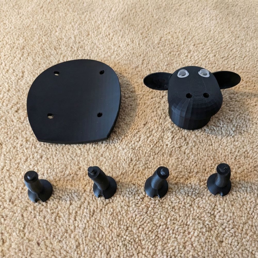 Lunaki | Tommy das Schaf | Toilettenpapierhalter