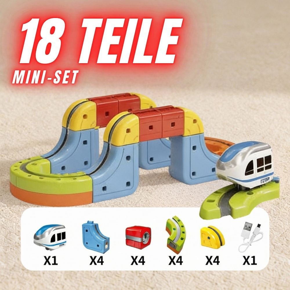 Lunaki | Magnetische Schwebebahn | Mini-Set 18 Teile