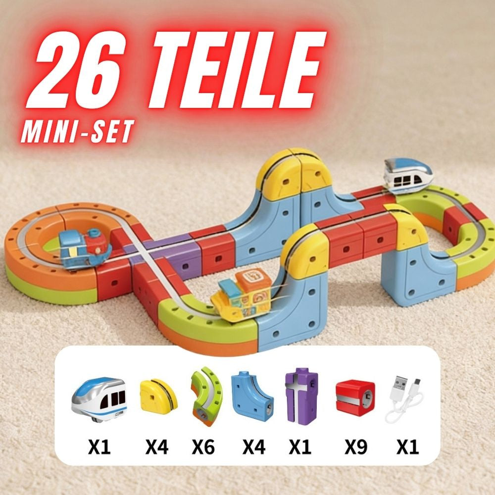 Lunaki | Magnetische Schwebebahn | Mini-Set 26 Teile