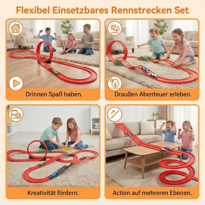 Lunaki | Flexibles Rennstrecken Set mit Autos