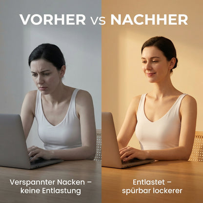 Lunaki | 5-in-1 Nacken-Stretcher mit Wärme & EMS