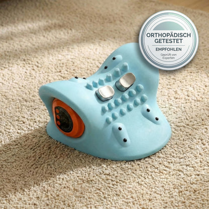 Lunaki | 5-in-1 Nacken-Stretcher mit Wärme & EMS